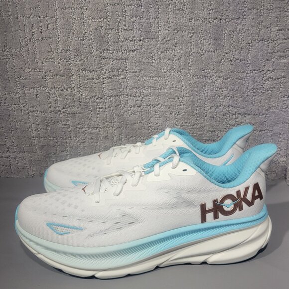 Hoka One One Clifton 9 Women's Size US 11B Frost Rose Gold Running Sneakers. - Picture 1 of 11